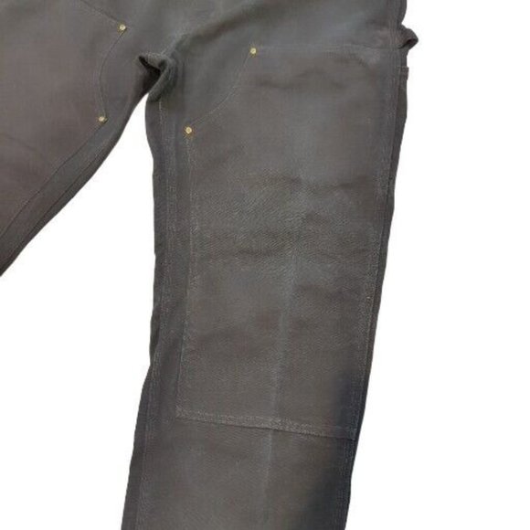 Vtg Carhartt Men's B01 BLK Double Knee Carpenter Jeans 40x30 USA Loose Original - Picture 4 of 10